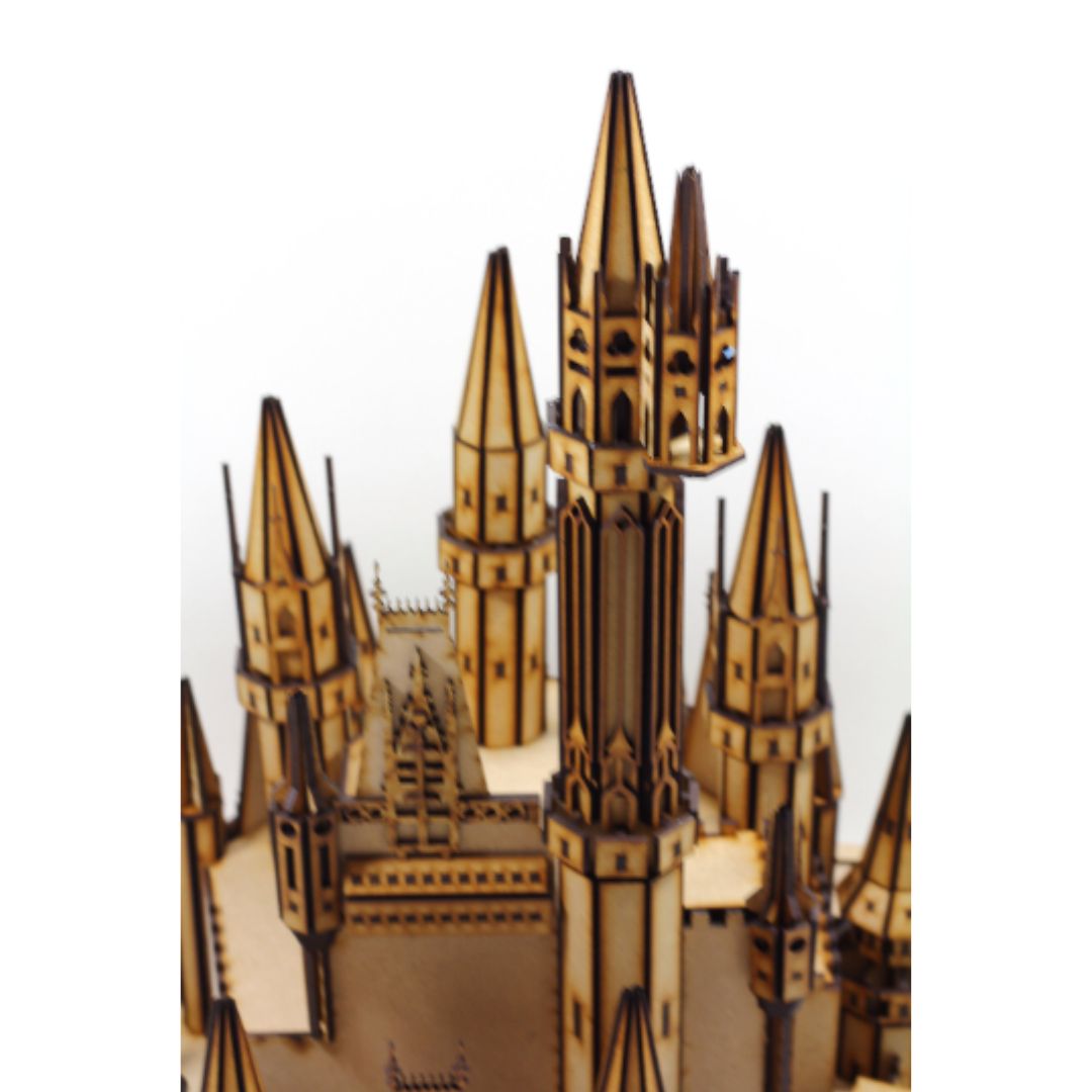 3D Puzzle Fairytale Palace Castle MDF Wood 3D Puzzle - CKS Ventures