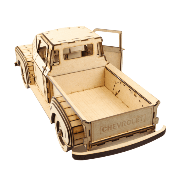 Vintage Truck 3D Laser Cut Wood Puzzle - Image 4