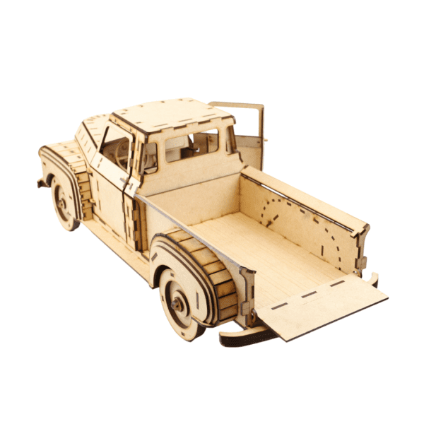 Vintage Truck 3D Laser Cut Wood Puzzle - Image 6