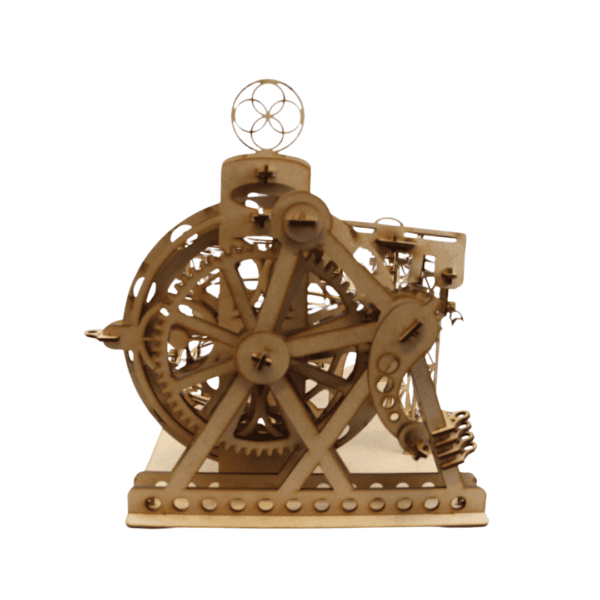 Laser-Cut Wooden Marble Run Puzzle - Image 6