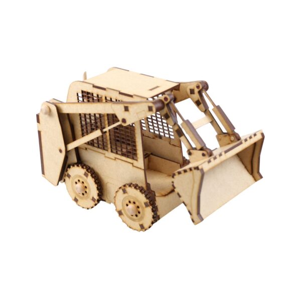 Skid Steer 3D Wood Puzzle DIY Kit - Image 7