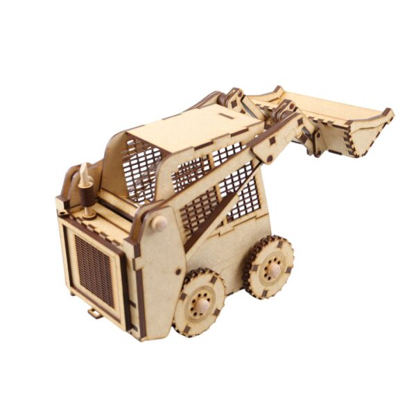 Skid Steer 3D Wood Puzzle DIY Kit - Image 5