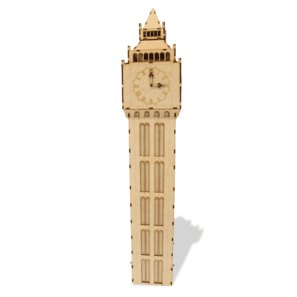 Big Ben Wooden 3D Puzzle - Handcrafted Laser Cut Puzzle