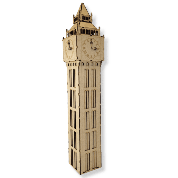 Big Ben Wooden 3D Puzzle - Handcrafted Laser Cut Puzzle - Image 2