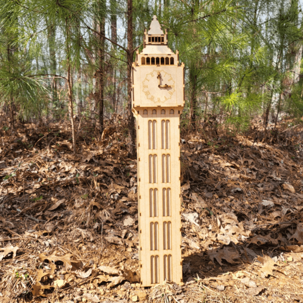 Big Ben Wooden 3D Puzzle - Handcrafted Laser Cut Puzzle - Image 3