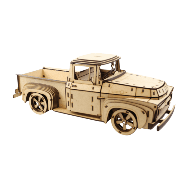 Ford F100 Truck 3D Puzzle Laser Cut MDF Wood