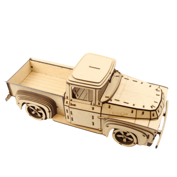 Ford F100 Truck 3D Puzzle Laser Cut MDF Wood - Image 8