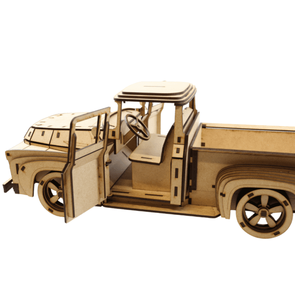 Ford F100 Truck 3D Puzzle Laser Cut MDF Wood - Image 7