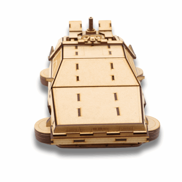 DeLorean Time Machine 3D Wooden Puzzle – 3D Model DIY Kit with No Instructions - Image 7