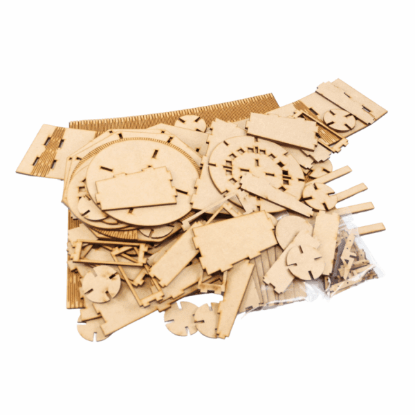 Wooden Lighthouse 3D Puzzle – Handcrafted Laser Cut DIY Coastal Decor - Image 10