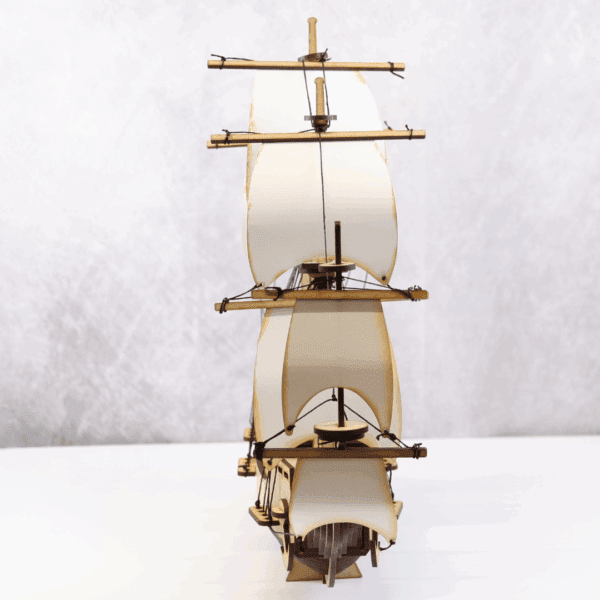Pirate Ship Puzzle Laser Cut 3D Model DIY Kit - Image 5