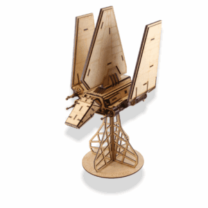 Galactic Shuttle 3D Puzzle | Wooden DIY Starship Kit