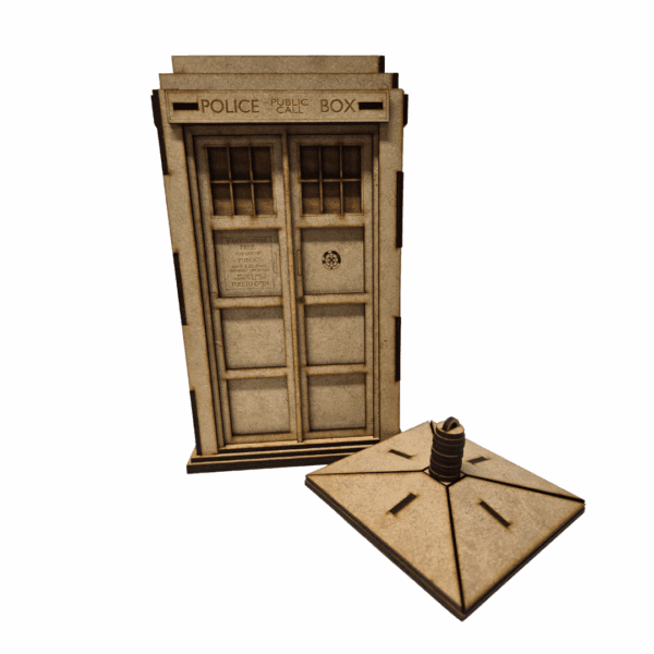 Time Travel Police Box Puzzle – DIY 3D Wooden Model Kit - CKS Ventures