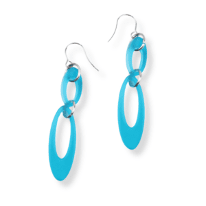 avery petite translucent acrylic earrings