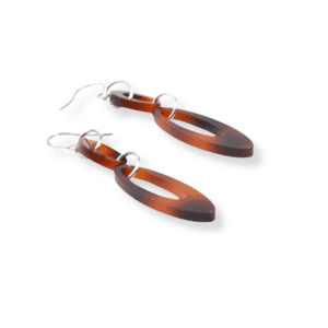 avery petite patterned acrylic earrings